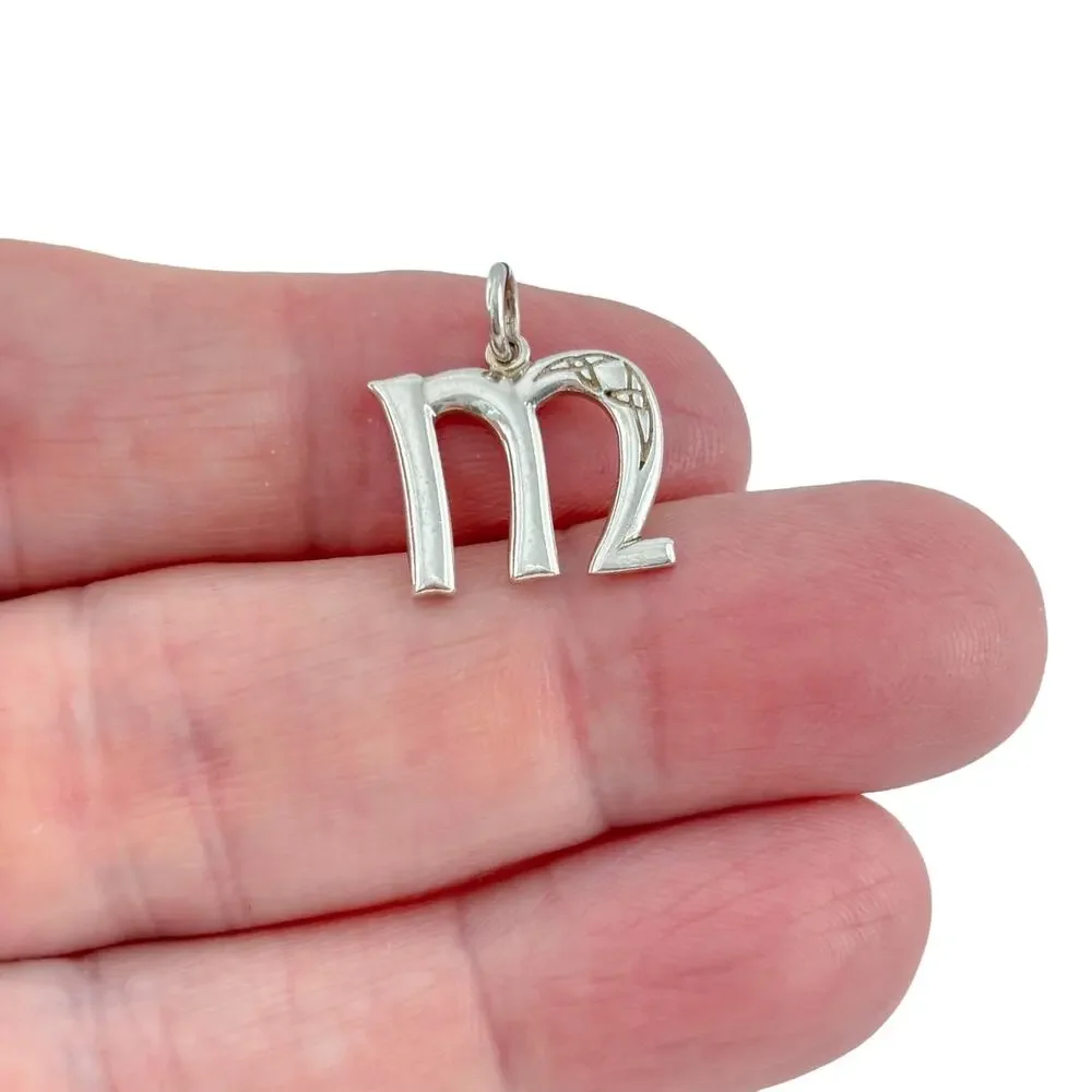 Vintage Sterling Silver 925 [Stone / Design / Motif] Pendant